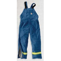 Men's Flame-Resistant Duck Bib Overall w/ Reflective Striping/ Quilt Lined